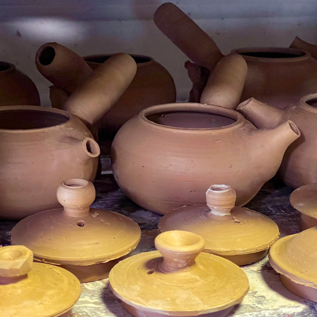 Testpots for the Berlin tea festival